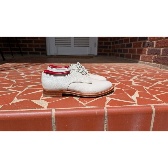 Prada Leather Derby Shoes- Off-White-Made in Italy -Y2K-Mens US 8 main image 13